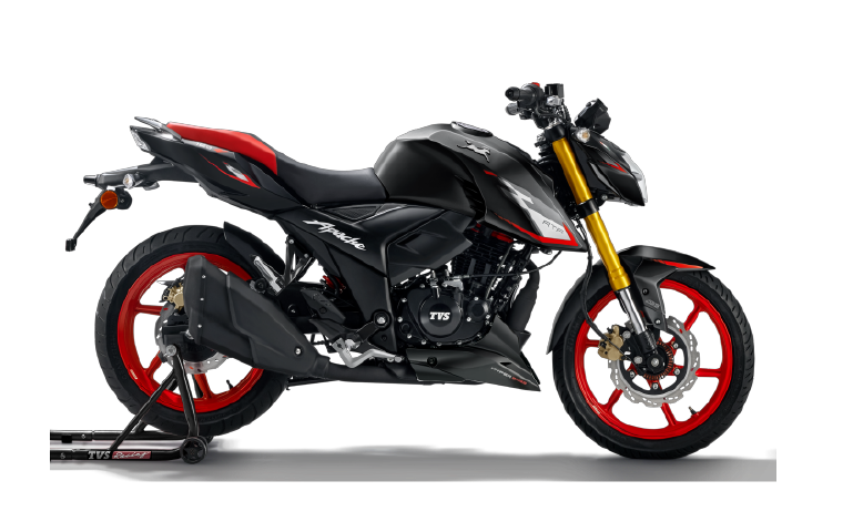 TVS APACHE RTR 160 4V USD DISC - MATTE BLACK