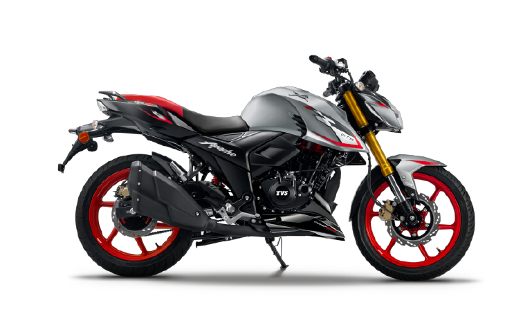 TVS APACHE RTR 160 4V USD DISC - GRANITE GREY